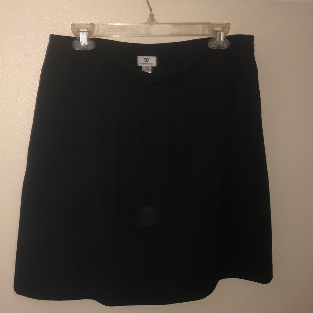 Black Pencil Skirt with pockets! -Size 14